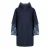 Parajumpers Joy marineblauw oversized lang donsjack met capuchon