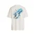 Aeden relaxed fit T-shirt met backprint – gebroken wit