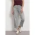 Street One Dames Mid Waist jeans culotte in Loose Fit in Grijs
