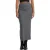 Urban Classics Dames geribbelde maxi rok met hoge split