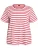 Zizzi Shirt ‘Vivi’  rood / wit