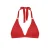 Cyell voorgevormde halter bikinitop rood