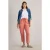White Stuff Elle Linen Blend Trouser Mid Red