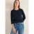 Cecil Dames Geribd overhemd in effen kleur in Blauw