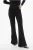 Flared-fit broek in zwart