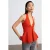 Naadloze Halter Peplum Blouse