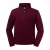 Russell Heren Authentieke Zip Neck Sweatshirt (Bourgondië)