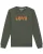 Watapparel Sweatshirt ‘ Love always wins ‘  kaki / gemengde kleuren