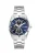 GUESS Analoog horloge ‘ VELOCITY ‘  donkerblauw / zilver