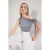 TRENDYOLMİLLA Dames Grijs Effen Mouwloos Getailleerd Blouses