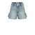 Vingino regular denim short light blue denim