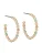 A&C Oslo – Nordic Design Jewellery Oorbellen ‘Vibrance Gold’  goud / gemengde kleuren