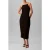 Calvin Klein Sleeveless Ponte Monogram Cami Black