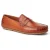 Base London Collins Driver Leren Heren Loafers in Gebrande Tan