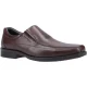 Hush Puppies Jongens Brody Leren Schoenen (Chocoladebruin)