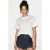 Geborduurd Katoenen T-shirt met Ronde Hals