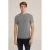 WE Fashion basic slim fit T-shirt grey melange