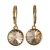 Otazu gold plated oorbellen met Swarovski kristallen Blossom