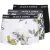 Jack And Jones Abstracte boxershorts voor heren (set van 3) (IJzeren poort)