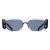 Prada PR09ZS 18S09T transparante asfalt donkergrijze zonnebril