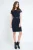 Jurk met Kunstleren Details