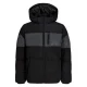 JACK & JONES JUNIOR gebreide gewatteerde winterjas – zwart