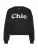 Only Petite Sweatshirt ‘ONLBEST’  lichtroze / zwart / wit