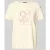 comma T-shirt met label met strass-steentjes