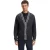 Boss Heren Contrast Detail Relaxed Fit Vest (Donkerblauw)