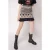 PINKO Almonte Gonna Recycled Stuoia Navy Blue/ecru