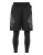 Plein Sport Sportbroek ‘Tiger’  donkergrijs / zwart / wit
