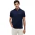 Polo Tommy Hilfiger donkerblauw korte mouw v-hals