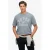 Superdry relaxed T-shirt grijsblauw