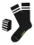 CHEERIO* Sokken ‘TENNIS TYPE 4P’  zwart / wit