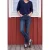 Jeans met High Waist en smalle pijpen, Slim Fit