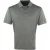 Premier Heren Coolchecker Pique korte mouw Polo T-Shirt (Donkergrijs)