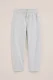 WE Fashion – Jongens balloon fit joggingsbroek met patch – Loose fit – Lichtgrijs – Katoen –