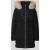 Tommy Hilfiger Slim fit lange donsjas met afneembaar imitatiebont