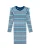 WE Fashion Jurk  blauw / wit