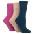 3-Pack Dames Wollen Wandelsokken Warm Gevoerde Crew Sokken