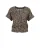 WE Fashion Shirt  beige / lichtbruin / zwart
