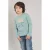 TYGO & vito jersey rechtvallende longsleeve met print – lichtblauw