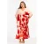 Curviss maxi jurk rood