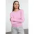 TRENDYOLMİLLA Dames Roze Effen Lang Getailleerd Blouses
