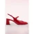 Pop Step Slingback pumps in rood