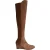 Stuart Weitzman Blaire knielaarzen in bruin suède