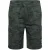 Crosshatch Mannen Janscore All-Over Print Cargo Shorts (Diep Olijfgroen)