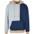 Urban Classics Oversized Color Block Hoody Summerblue/darkblue