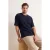 TRENDYOL MAN Heren Donkerblauw Effen Kort Relaxed fit T-shirts