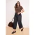Trendyol Curve Dames Bruin Effen Culotte Hoge taille Grote maten Jeans